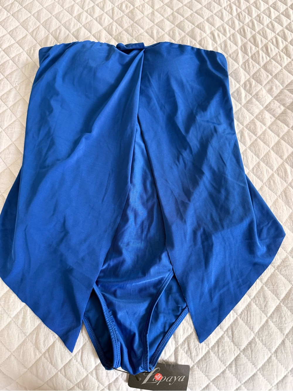 Flowy Blue One Piece Swimsuit
